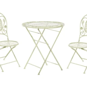 Set da balcone bistro metallo verde distinto BIVIO