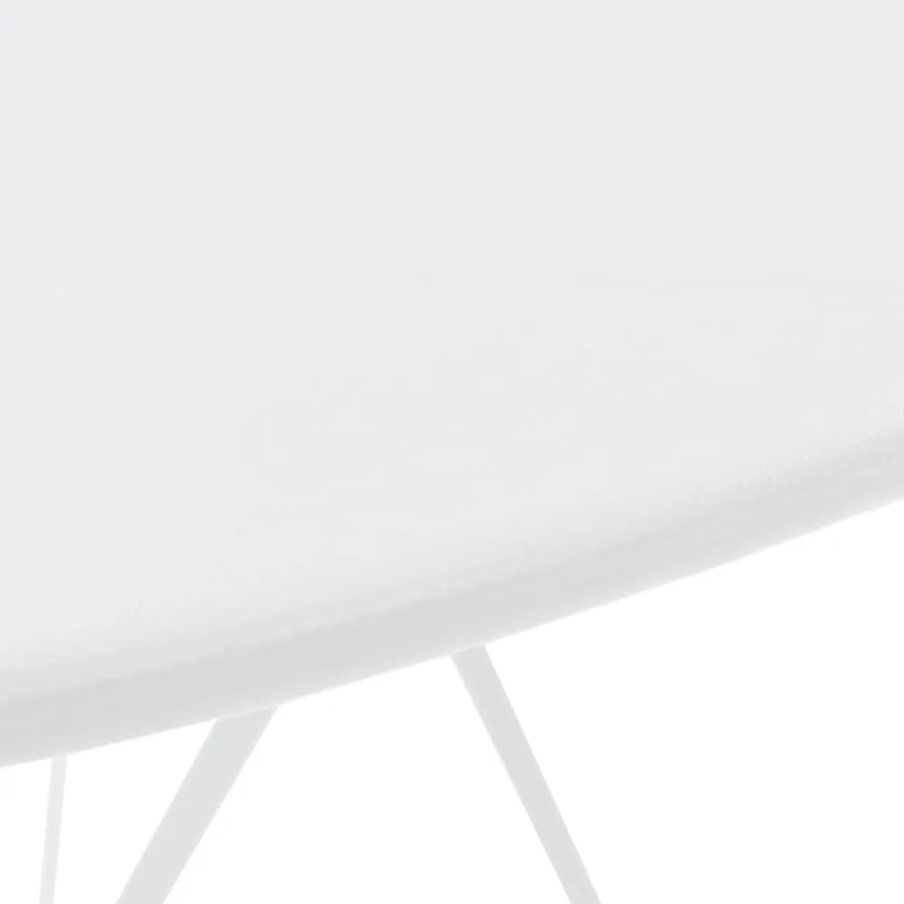 Set da Bistrot 3 pz Acciaio Bianco | Impermeabile e UV Resistente