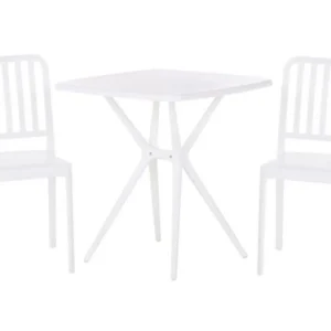 Set Componibile Garden Bistro Set White SERSALE