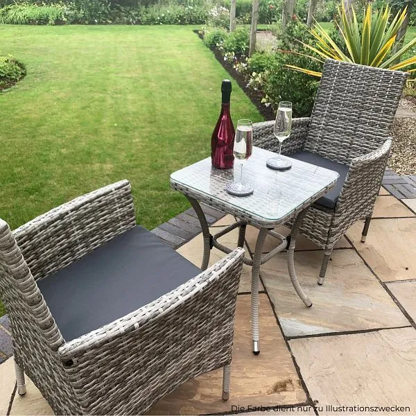 Set Componibile Set da bistrò rattan Monster Jardi Marrone 27119