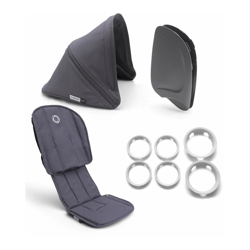 Set con Tavolo Bugaboo Ant Style Set Complete Acciaio Blue-Steel Blue