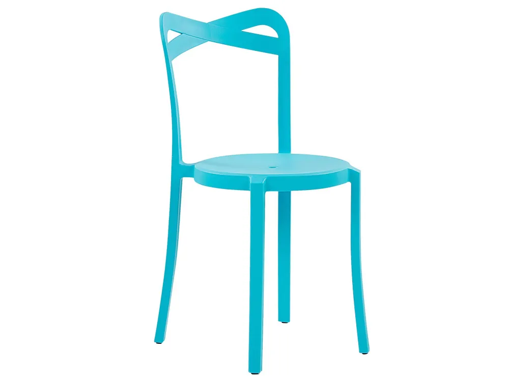 Set con Tavolo Garden Bistro Set White and Blue SERSALE/CAMOGLI