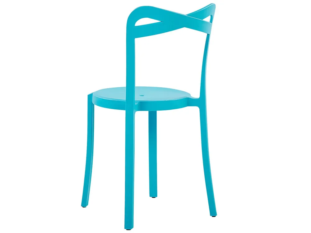 Set con Tavolo Garden Bistro Set White and Blue SERSALE/CAMOGLI