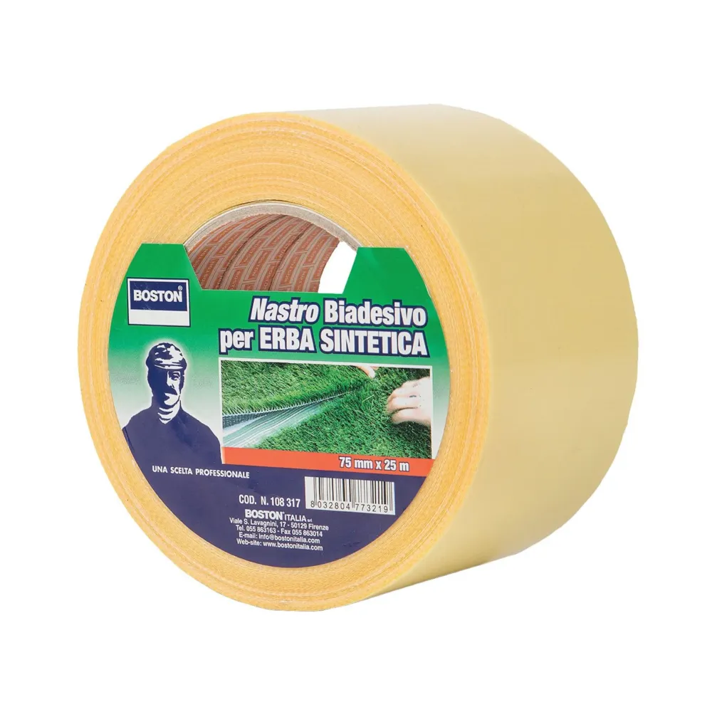 Set con Tavolo Nastro biadesivo per erba sintetica - mm75x25mt
