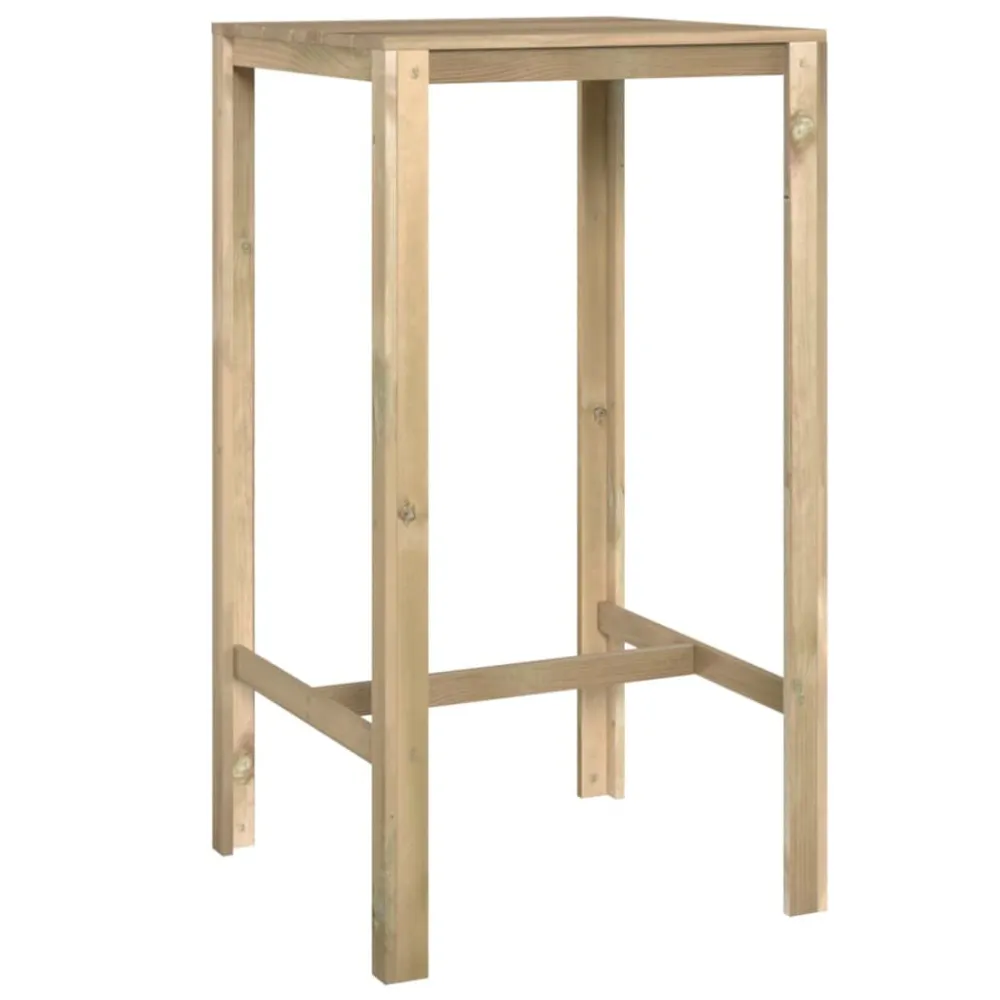 Set Esterno Resistente Set Bistrò da Giardino 3 pz Legno di Pino Impregnato
