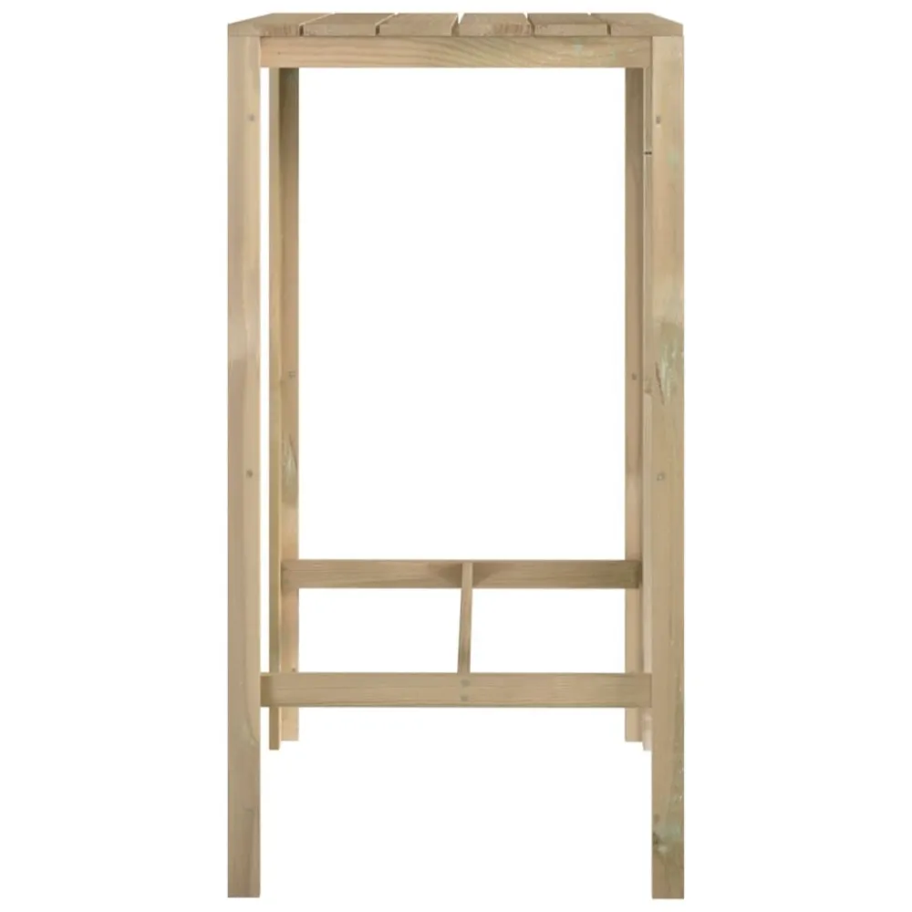 Set Esterno Resistente Set Bistrò da Giardino 3 pz Legno di Pino Impregnato