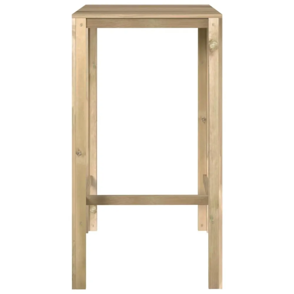 Set Esterno Resistente Set Bistrò da Giardino 3 pz Legno di Pino Impregnato