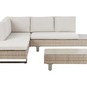 Set da giardino LANCIANO Rattan sintetico Bianco unto