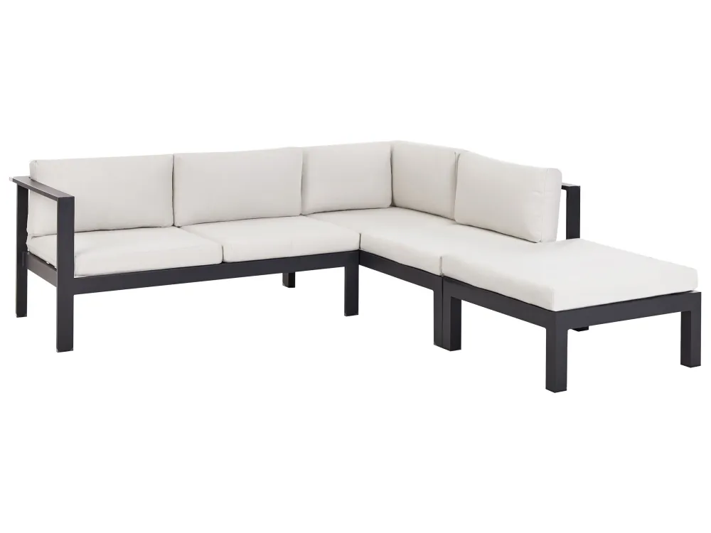 Set da giardino MESSINA Alluminio Bianco unto