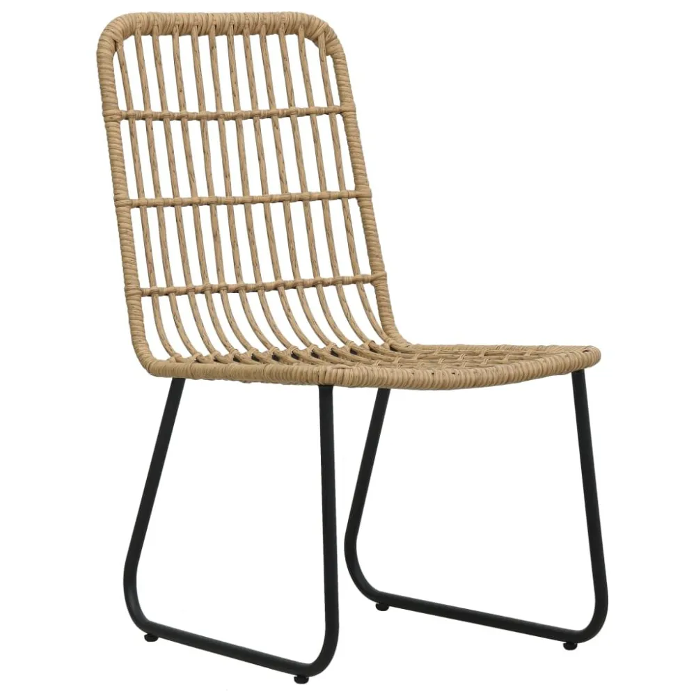 Set Giardino Premium Set da Bistrot 3 pz Polyrattan Rovere