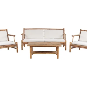 Set Giardino Premium Set da giardino RICCIONE Legno di bambù Legno palese