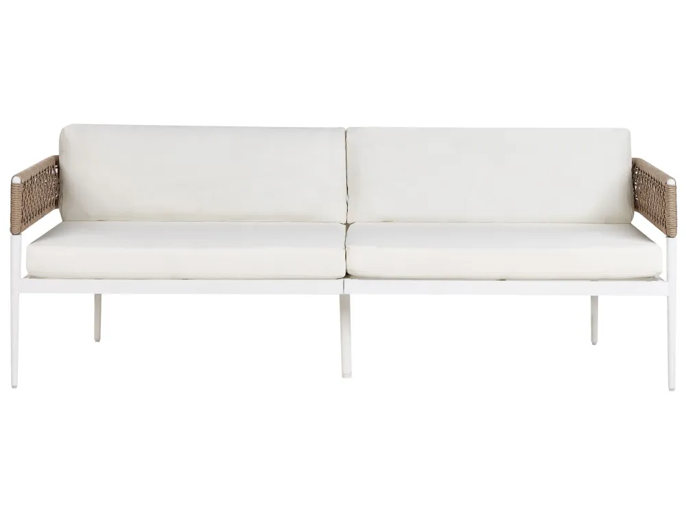 Set da giardino SERLA Alluminio Bianco Simmetrico Quick Assembly