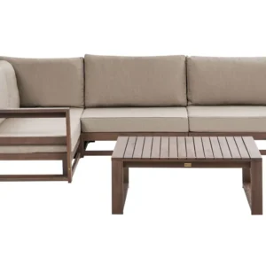 Set da giardino TIMOR Legno d'acacia certificato FSC® Legno cupo Destra