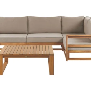 Set da giardino TIMOR Legno d'acacia certificato FSC® Legno limpido Sinistra