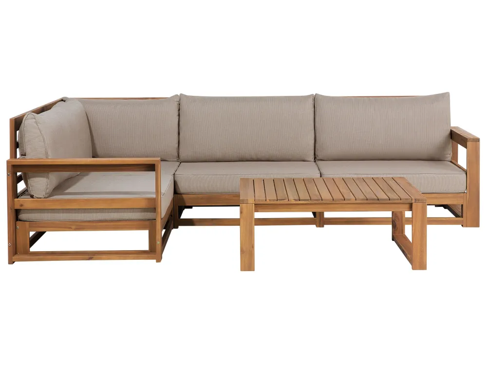 Set da giardino TIMOR Legno d'acacia Legno palese Destra
