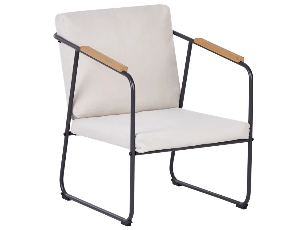 Set da giardino VEZZANA Acciaio Panna chiaro