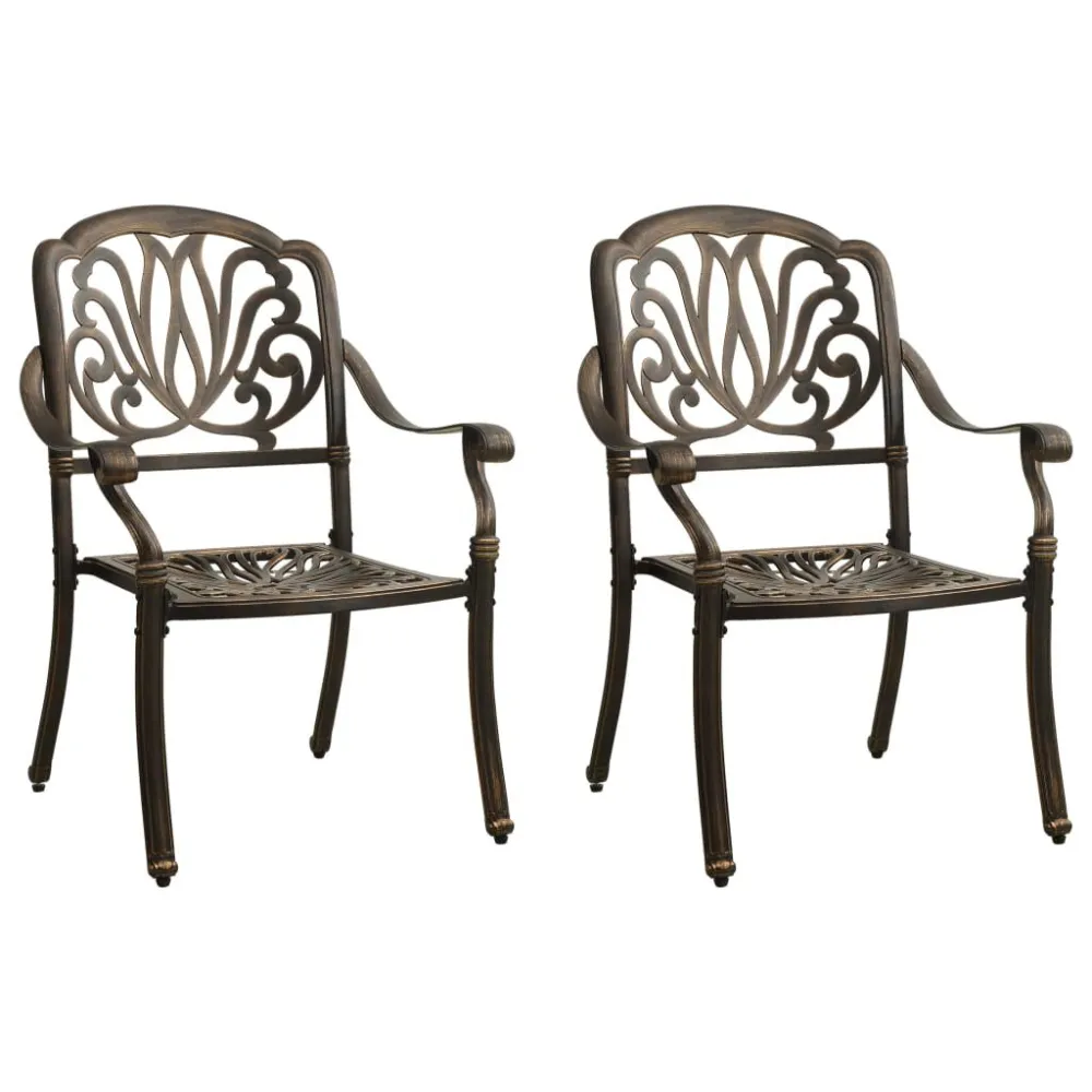 Set Modulare Set da Bistrot 3 pz Alluminio Pressofuso Bronzo