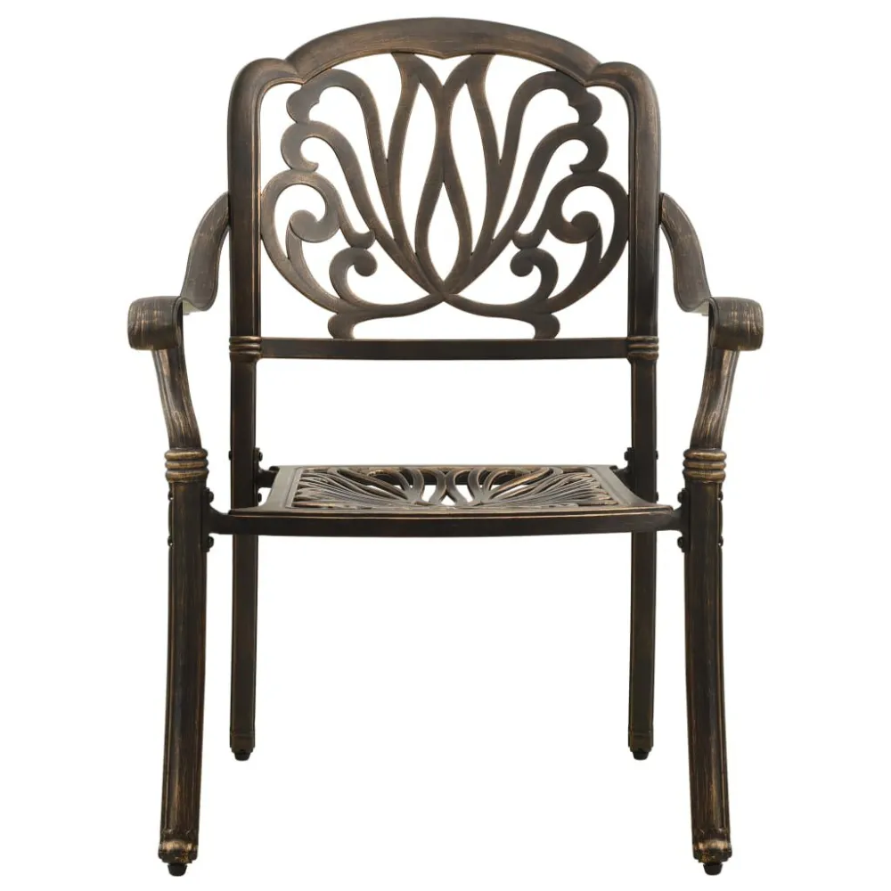 Set Modulare Set da Bistrot 3 pz Alluminio Pressofuso Bronzo