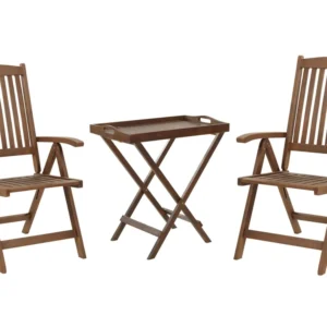 Set per Giardino Set bistrot legno di acacia ombroso AMANTEA