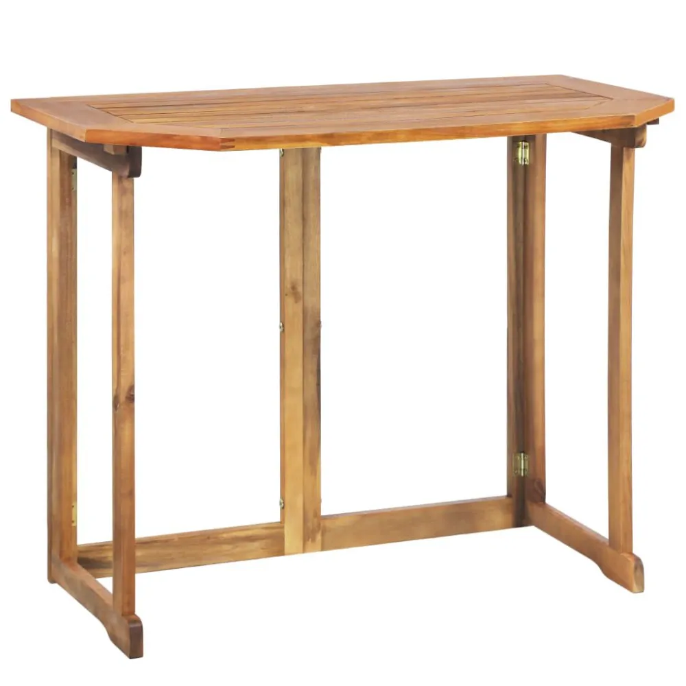 Set per Giardino Set da Bistrot 4 pz Legno Massello di Acacia