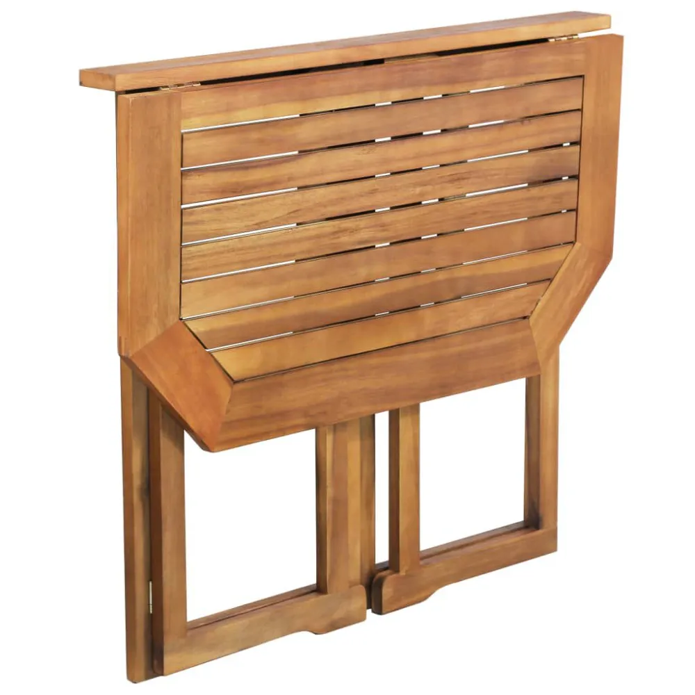 Set per Giardino Set da Bistrot 4 pz Legno Massello di Acacia