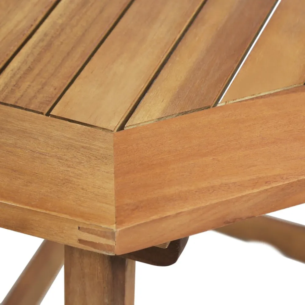 Set per Giardino Set da Bistrot 4 pz Legno Massello di Acacia