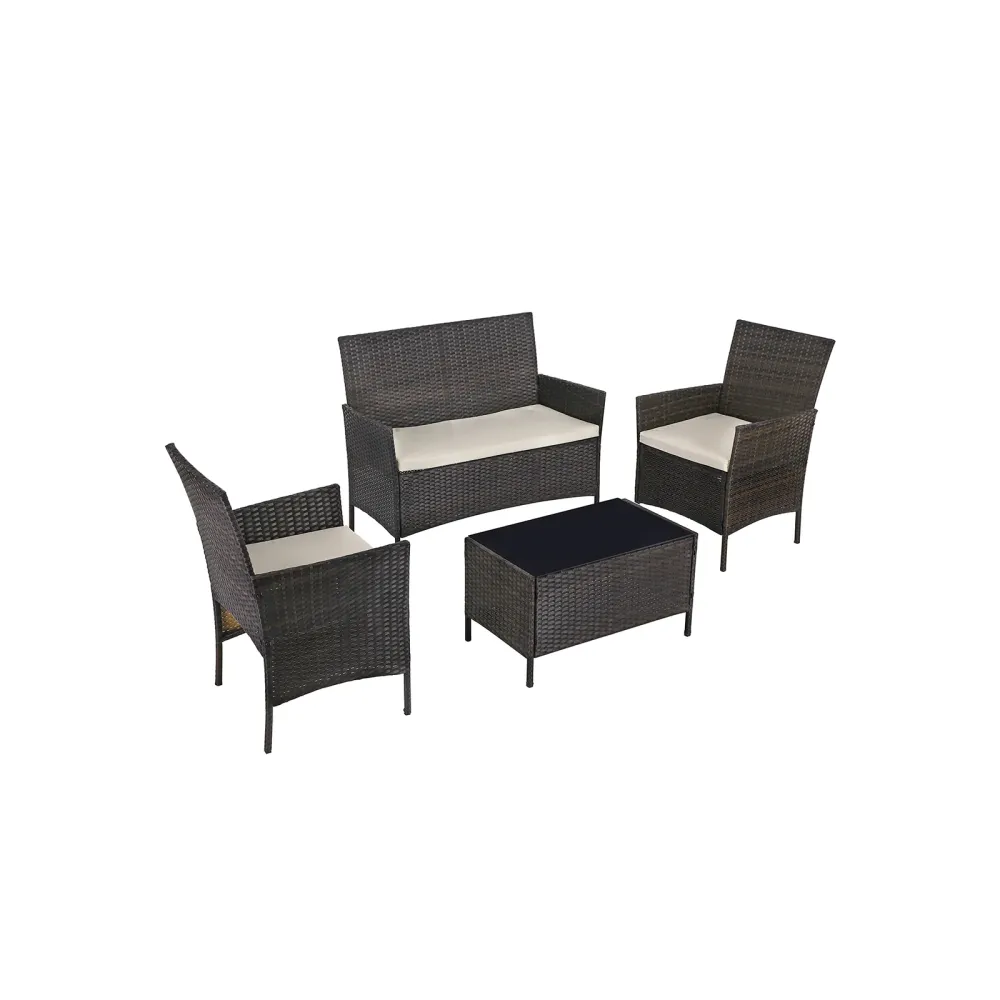 Set per Giardino Set di Mobili da Giardino Polyrattan
