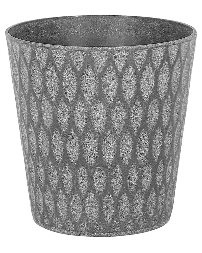 Set 2 Plant Pots ⌀ 36 cm Grey LAVRIO - Con Cuscini Inclusi