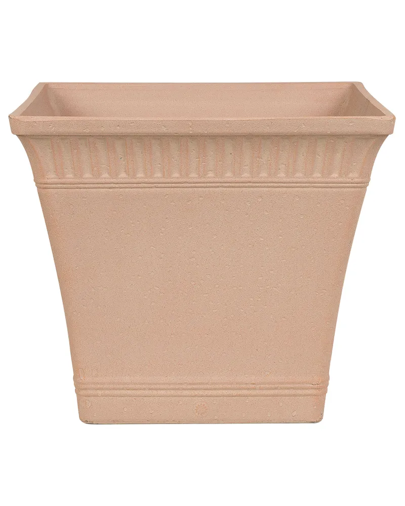 Set 2 Plant Pots 41 x 41 x 36 cm Pink PSATHA