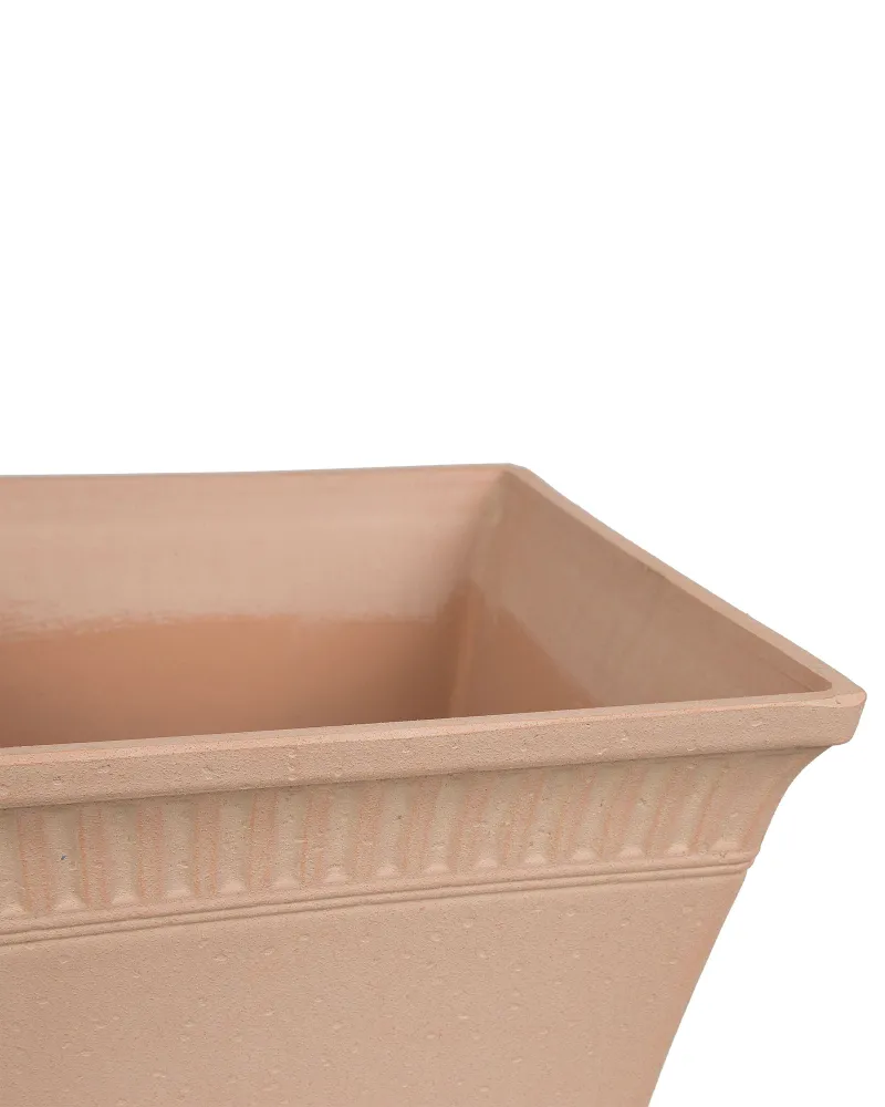 Set 2 Plant Pots 41 x 41 x 36 cm Pink PSATHA