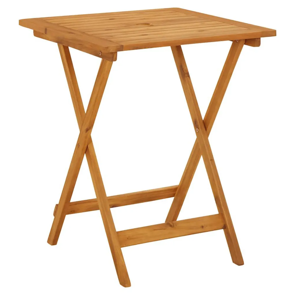 Set PoliRattan Set da Bistrot 3pz Grigio Polipropilene e Legno Massello