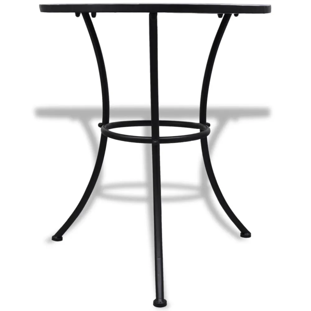 Set Relax Set da Bistrot 3 pz Piastrelle di Ceramica Blu e Bianco