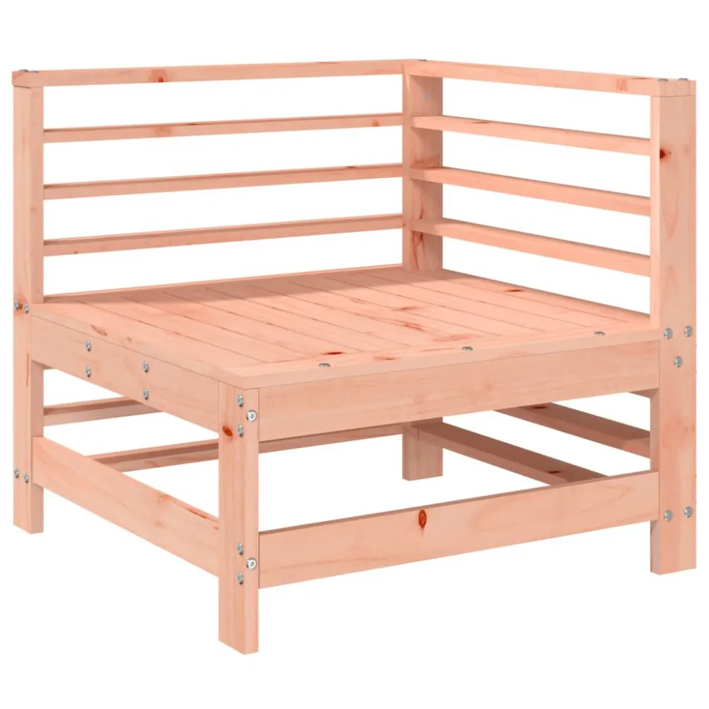 Set Salotto da Giardino 8 pz Legno Massello di Douglas con Tavolo Allungabile