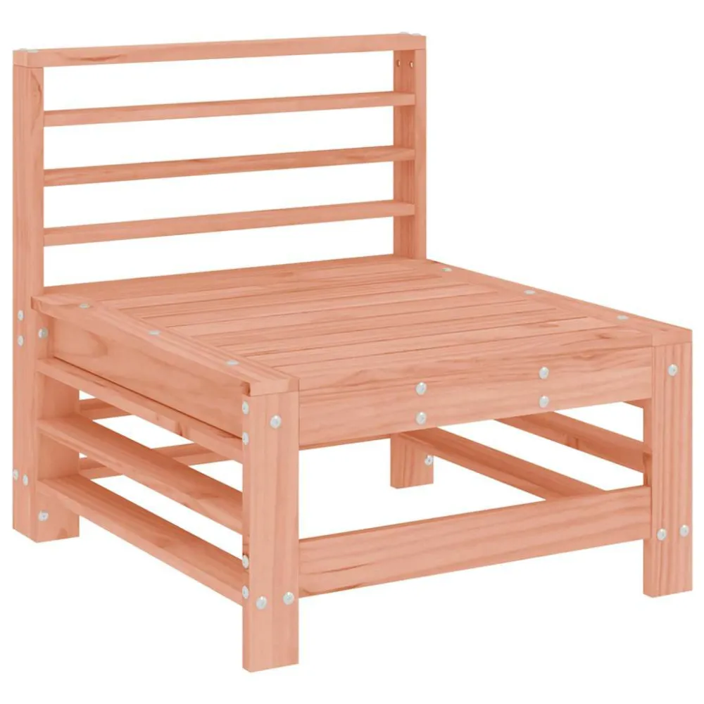 Set Salotto da Giardino 8 pz Legno Massello di Douglas con Tavolo Allungabile