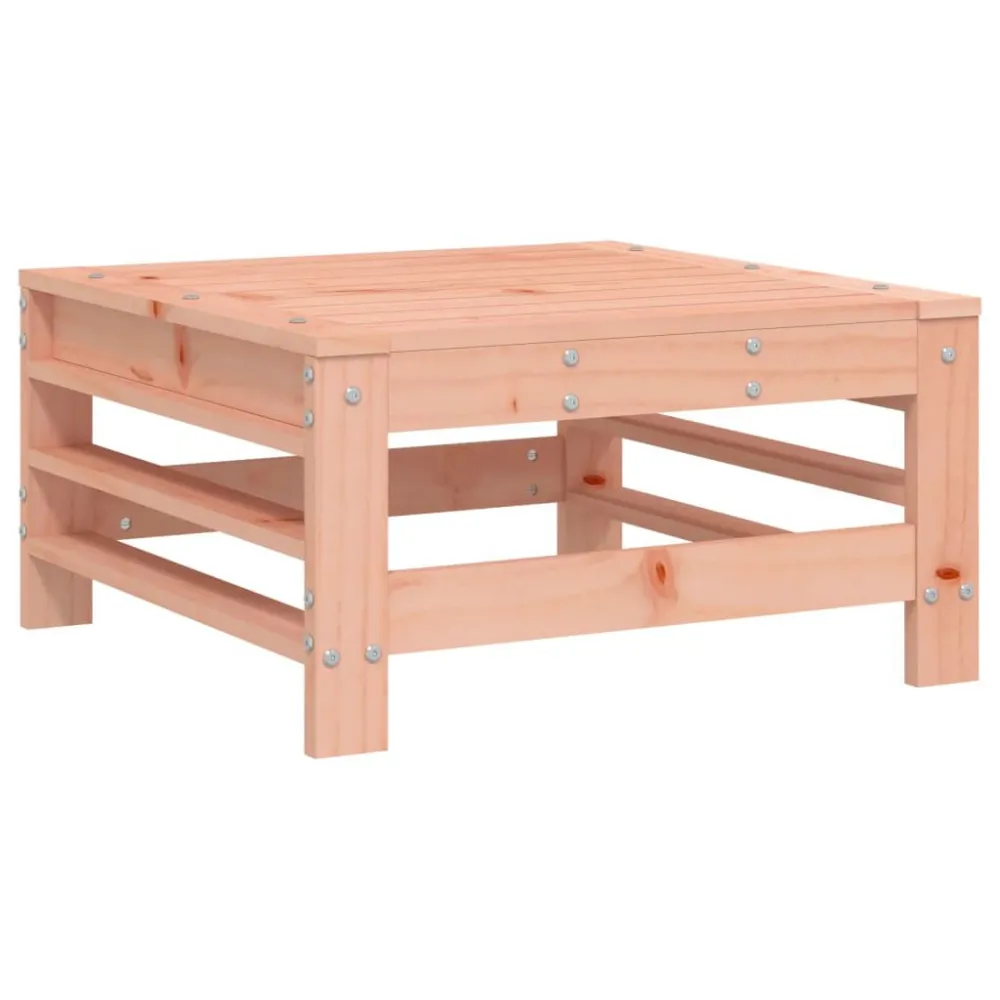 Set Salotto da Giardino 8 pz Legno Massello di Douglas con Tavolo Allungabile