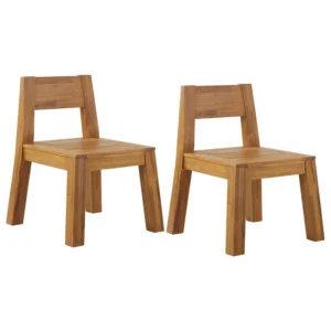 Set di 2 sedie da giardino LIVORNO Legno d'acacia Legno limpido