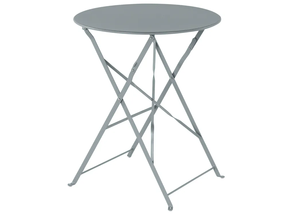 Steel Garden Bistro Set Grey FIORI