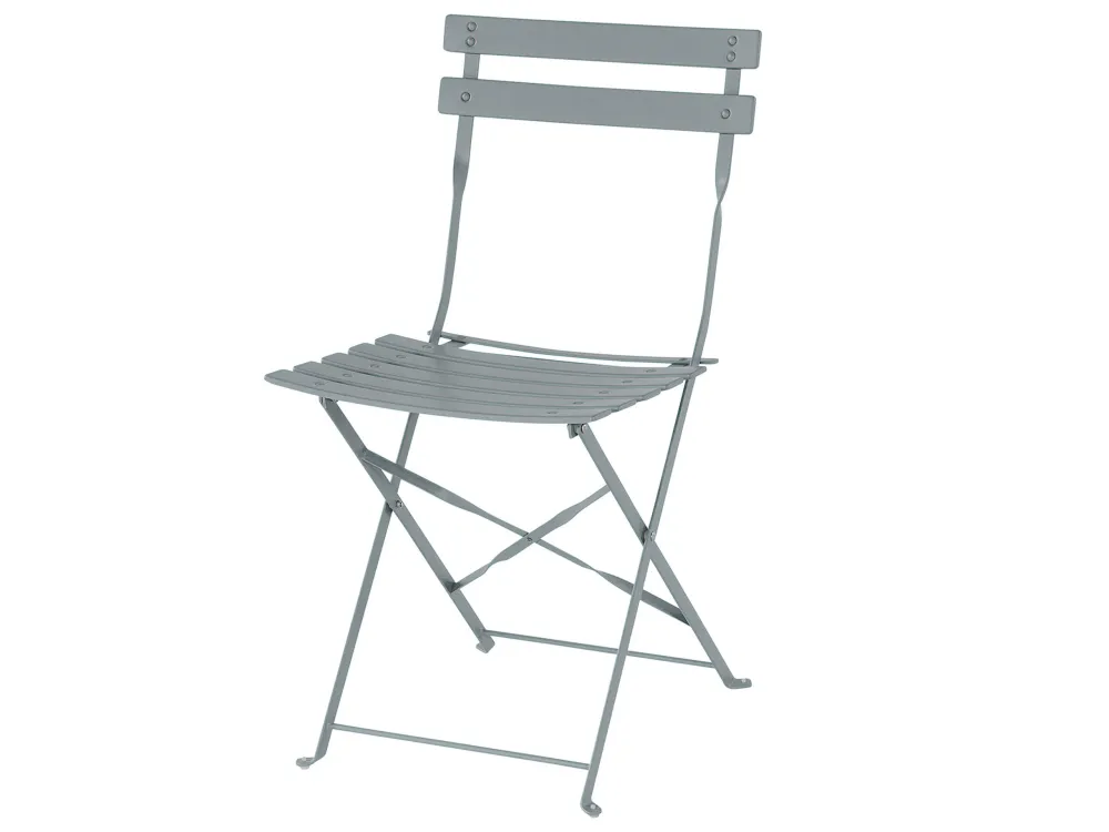 Steel Garden Bistro Set Grey FIORI