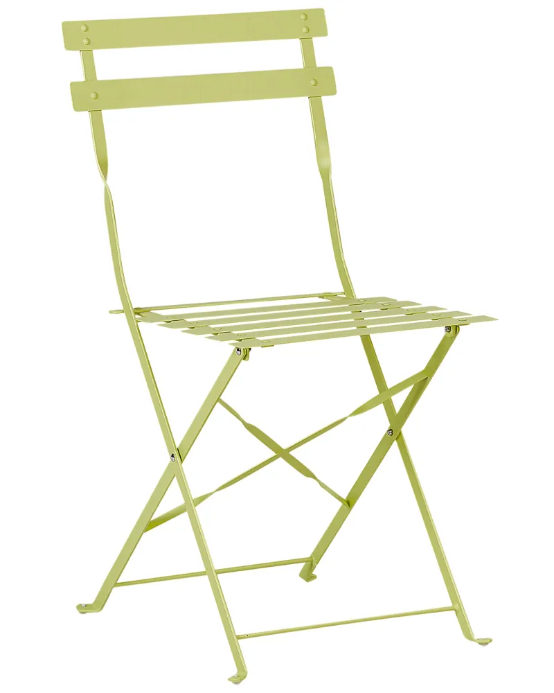 Steel Garden Bistro Set Lime Green FIORI