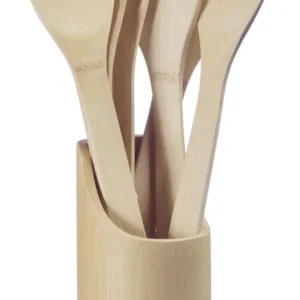 Set di 6 utensili da cucina bambù