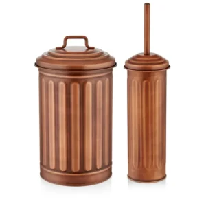 Il set di pattumiera e scopino Mia rame GLV0646 Selected Products - 871