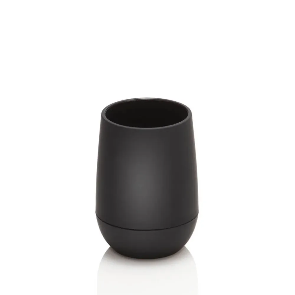 Set Completo Accessori Bagno Nero e Rame