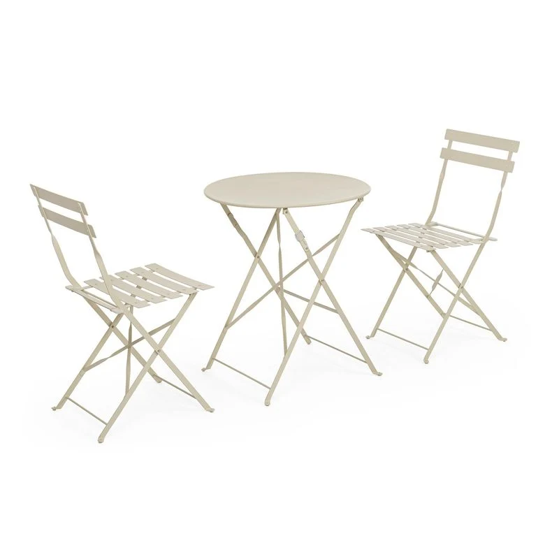 Andrea Bizzotto Set Esterno da Giardino Bistrot Avorio