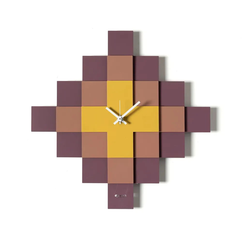 Arti & Mestieri Orologio Mosaico 35x35 cm Metallo
