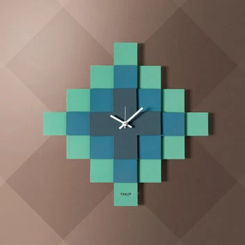 Arti & Mestieri Orologio Mosaico 35x35 cm Metallo