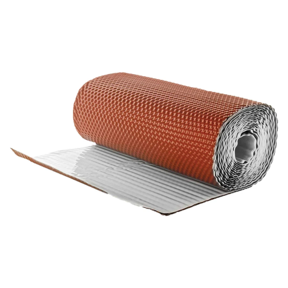 BANDA AUTOADESIVA ALLUMINIO 'FLASHING BAND' h. 300 mm x 2,5 mt - colore terracotta (RAL8004)