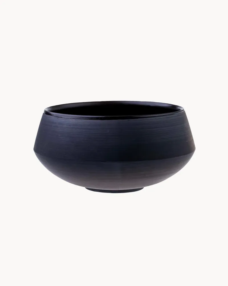 Bowl alta terracotta nera Eclipse