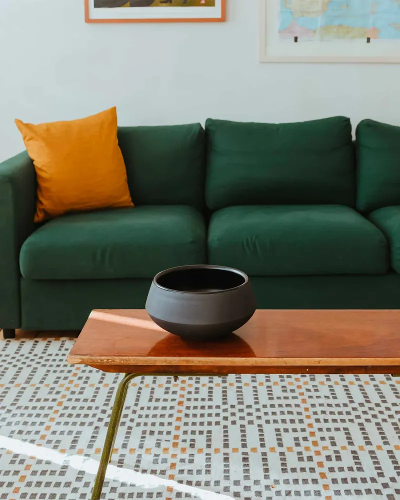 Bowl alta terracotta nera Eclipse