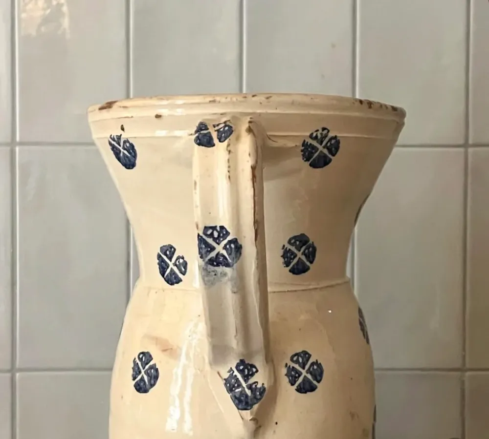 Brocca pugliese terracotta smaltata