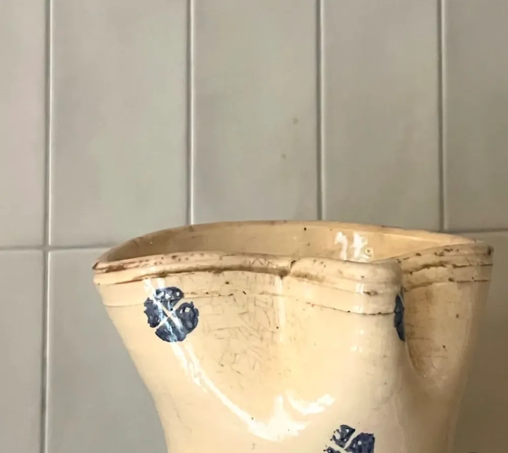 Brocca pugliese terracotta smaltata